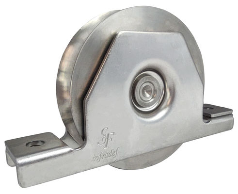 Accessori del portone di scivolamento 3&quot; portone d'acciaio della scanalatura della ruota V con 6202 che sopportano