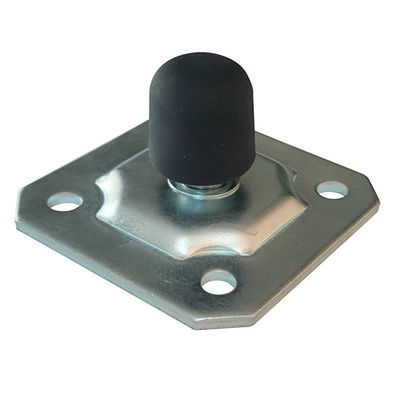 tappo del portone placcato zinco d'argento con la base di appoggio di riparazione quadrata per lo scivolamento/porta a battenti