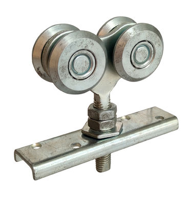 i rulli di porta d'attaccatura di 40mm con la sfera d'acciaio hanno galvanizzato bianco