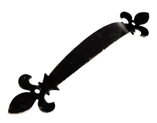 Maniglia decorativa del portone d'acciaio nero tirare 180mm 7&quot; per il portone o la porta