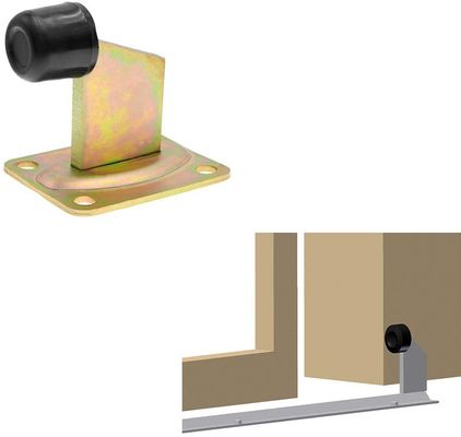 Lo zinco d'argento ha placcato il tappo regolabile del portone del metallo con l'amplificatore di gomma