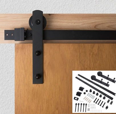 Modello la pista nera Kit For Single Door dell'hardware della porta di granaio