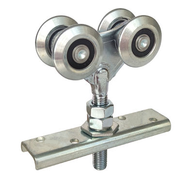lo zinco di 38mm ha placcato i carrelli d'acciaio che appendono i rulli di porta per lo scivolamento dei sistemi