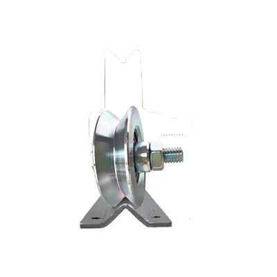 Q235 ruota del portone di scivolamento della scanalatura del metallo V con Bolt