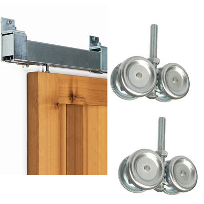 La ruota della porta di granaio di Kit Sliding Door Box Rail del gancio ha galvanizzato l'acciaio