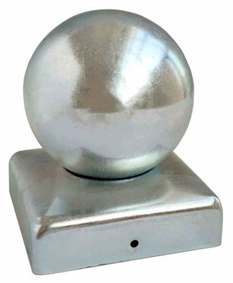 Il bianco ha galvanizzato il recinto d'acciaio Post Caps 40, 50, 60, 70, 80, 100mm della palla rotonda