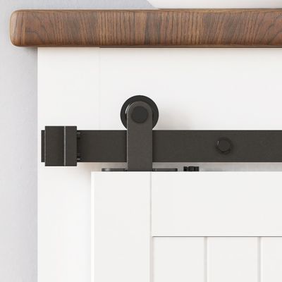 Hardware eccellente Kit Black della porta di Mini Top Mount Mini Barn
