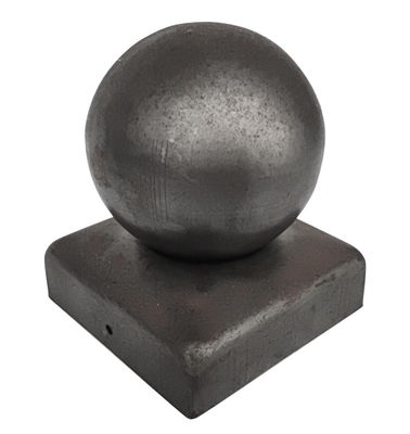 Vasca d'acciaio sferica galvanizzata 100x100mm di Post Caps Round del recinto