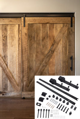 Corredo nero del rullo della pista dell'hardware della porta di Matte Classic Design Single Barn