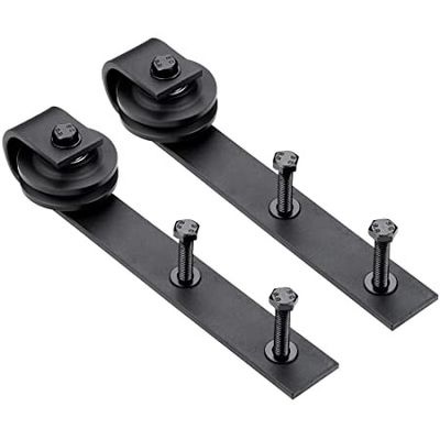 Forma scorrevole del corredo J dell'hardware della porta di granaio dell'annata di base rustica nera