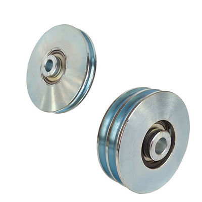 L'argento ha galvanizzato il rullo della ruota del portone di scivolamento con la vite una che sopporta 6202 6204