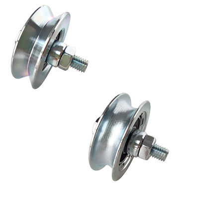 4 pollici di scivolamento del portone di scanalatura della ruota V con Axle Bolt And Nut